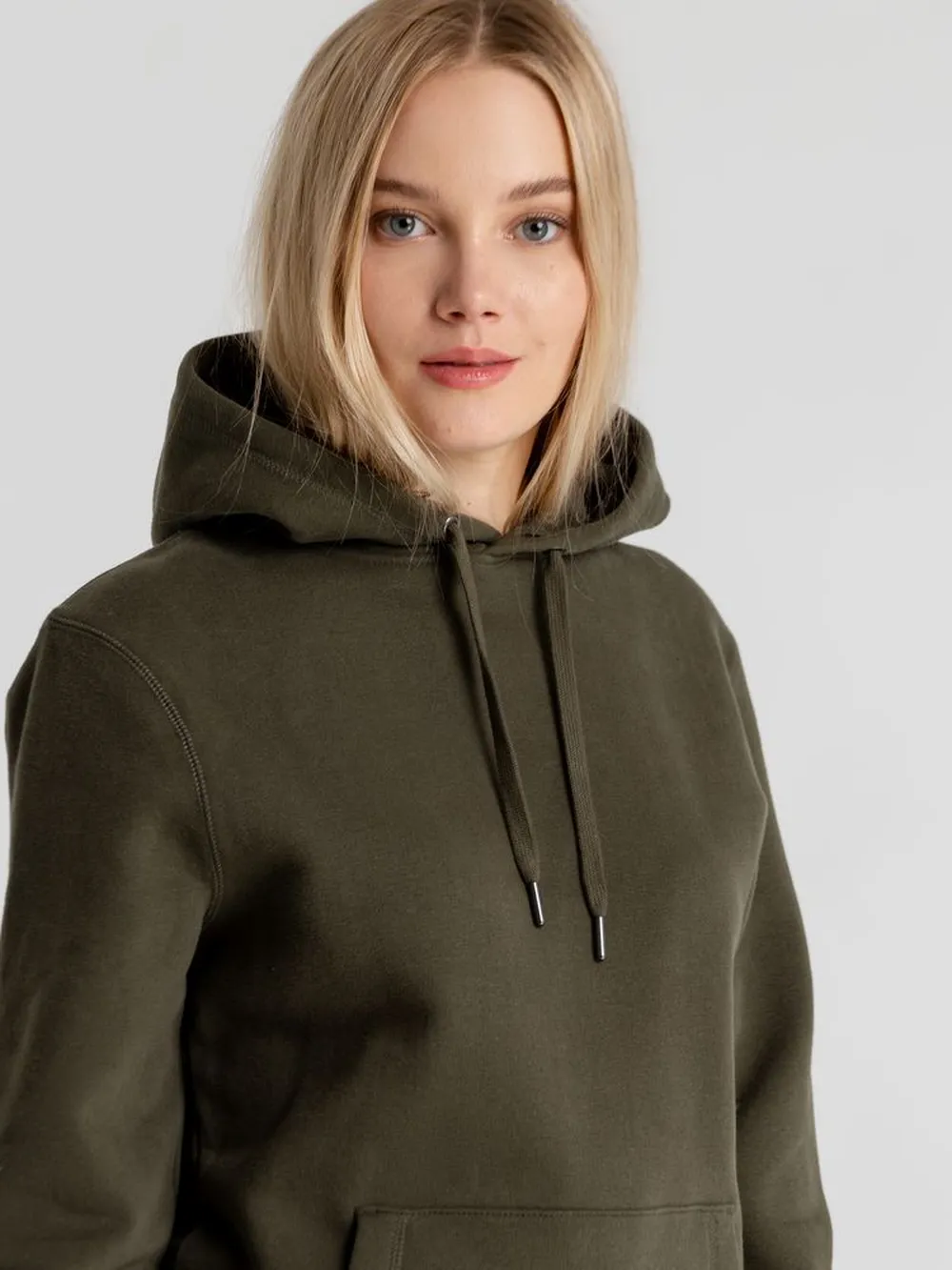 Толстовка с капюшоном унисекс King, хаки, размер XL заказать онлайн с вашим дизайном на заказ в Москве и области