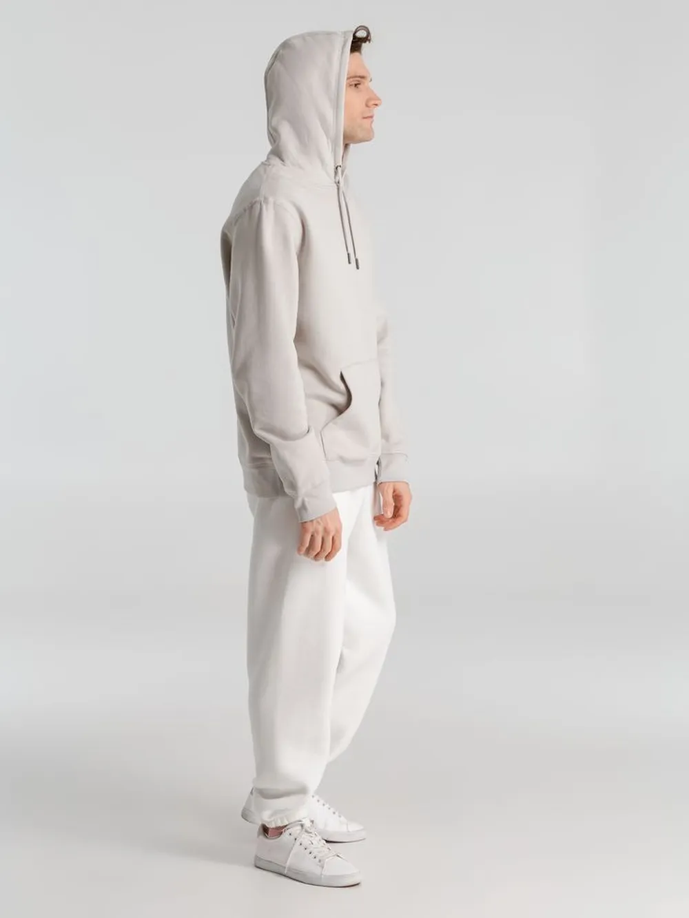 Толстовка с капюшоном унисекс King, дымчато-серая, размер M заказать онлайн с вашим дизайном на заказ в Москве и области