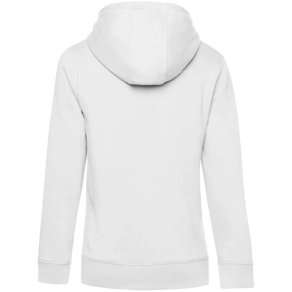 Толстовка с капюшоном женская Queen, белая, размер XS заказать онлайн с вашим дизайном на заказ в Москве и области