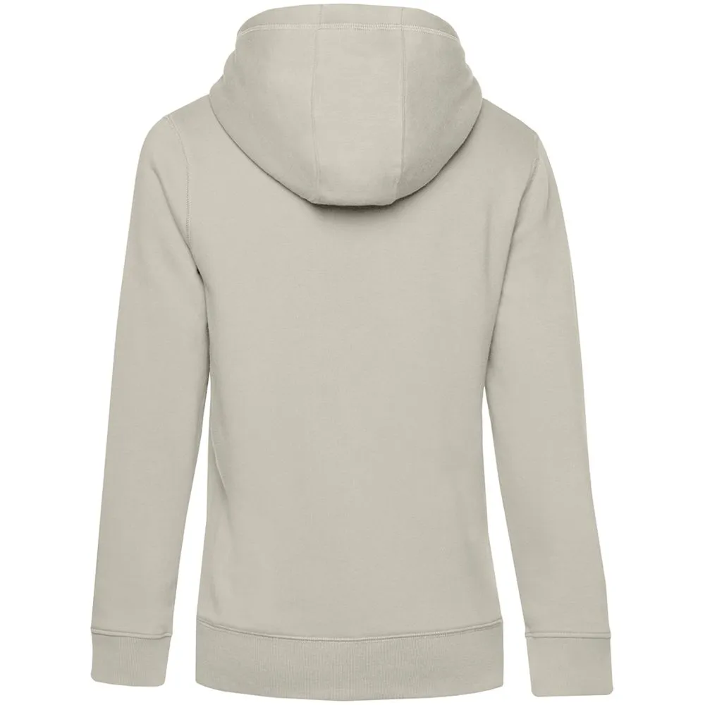 Толстовка с капюшоном женская Queen, дымчато-серая, размер XXL заказать онлайн с вашим дизайном на заказ в Москве и области