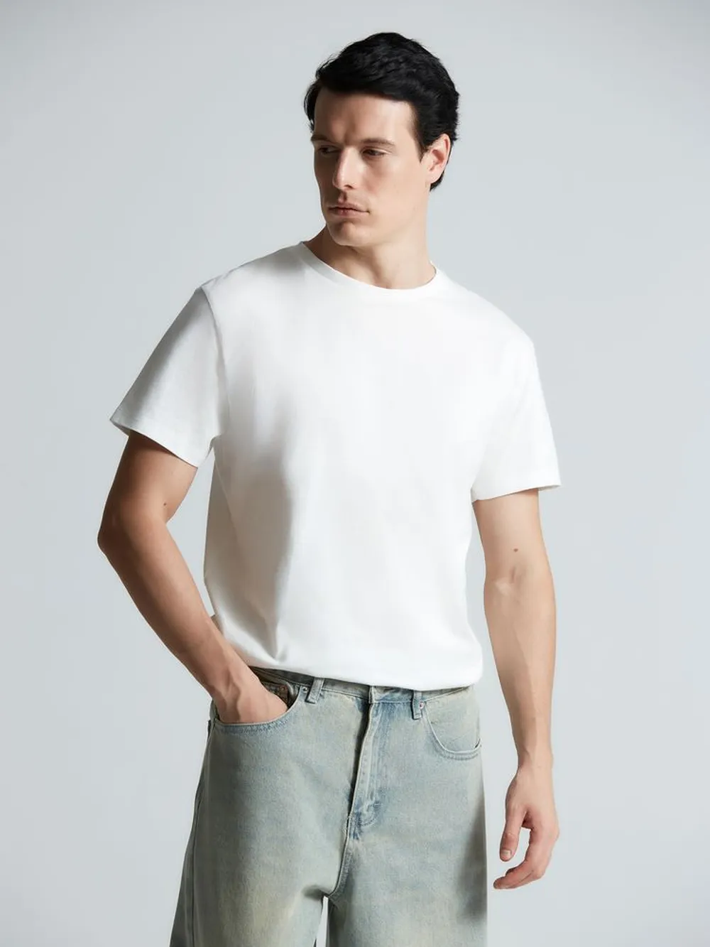 Футболка T-bolka 160 Original, белая (теплый оттенок), размер XXS заказать онлайн с вашим дизайном на заказ в Москве и области