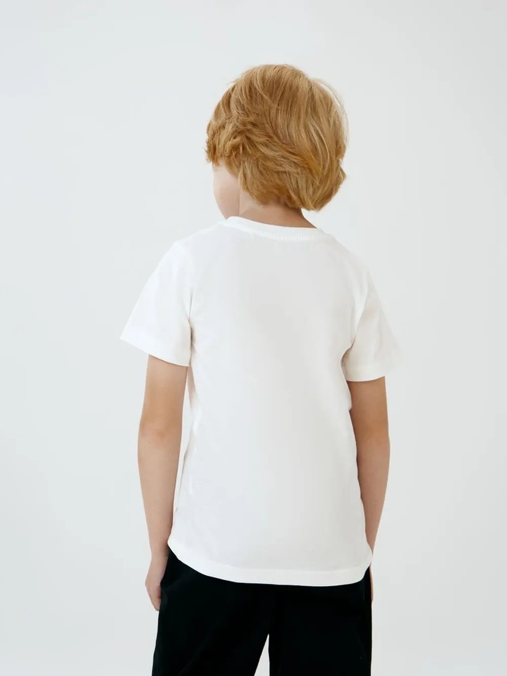 Футболка детская T-Bolka Kids, белая (теплый оттенок), 12 лет заказать онлайн с вашим дизайном на заказ в Москве и области