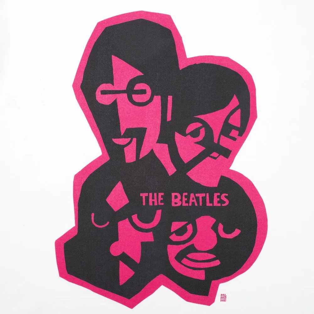 Футболка «Меламед. The Beatles», белая заказать онлайн с вашим дизайном на заказ в Москве и области