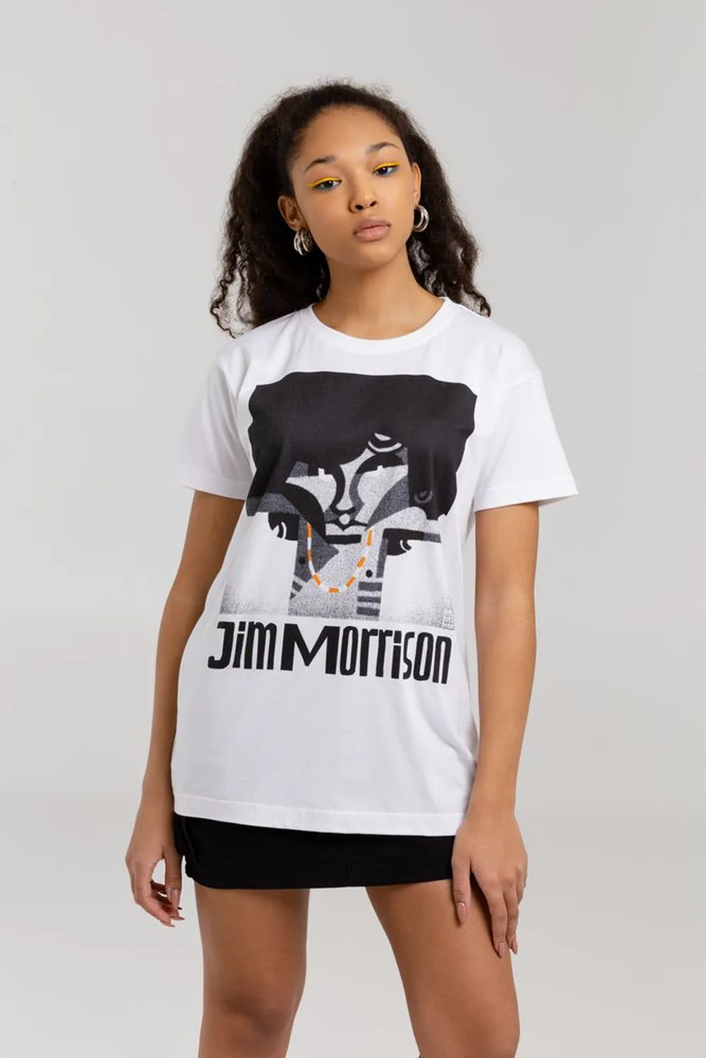 Футболка «Меламед. Jim Morrison», белая, размер XL заказать онлайн с вашим дизайном на заказ в Москве и области
