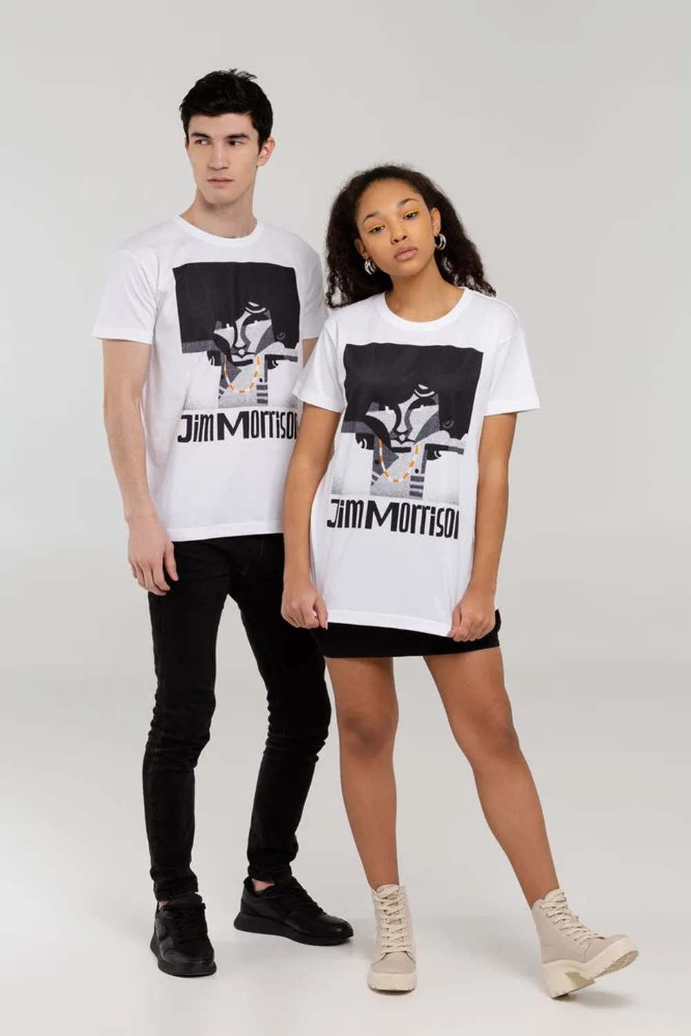 Футболка «Меламед. Jim Morrison», белая, размер XL заказать онлайн с вашим дизайном на заказ в Москве и области