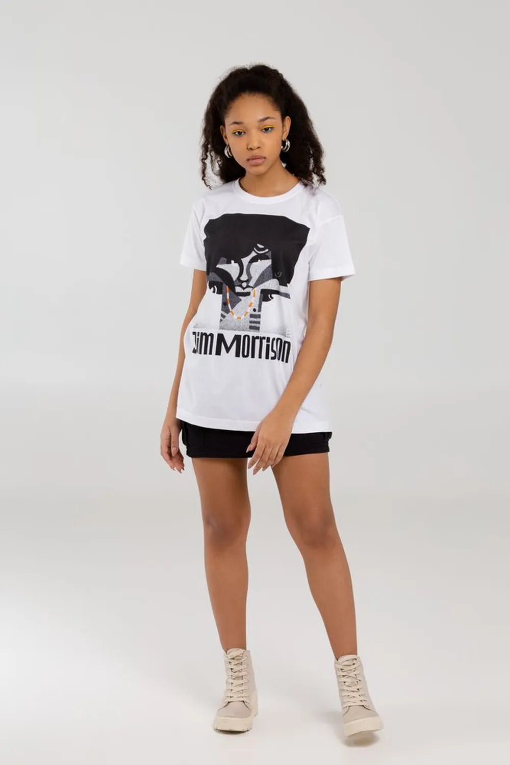 Футболка «Меламед. Jim Morrison», белая, размер XL заказать онлайн с вашим дизайном на заказ в Москве и области