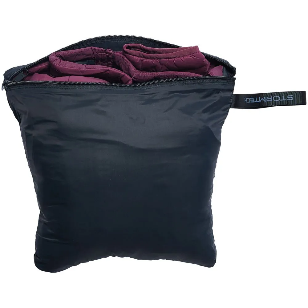 Куртка компактная женская Stavanger темно-синяя с серым, размер XL заказать онлайн с вашим дизайном на заказ в Москве и области