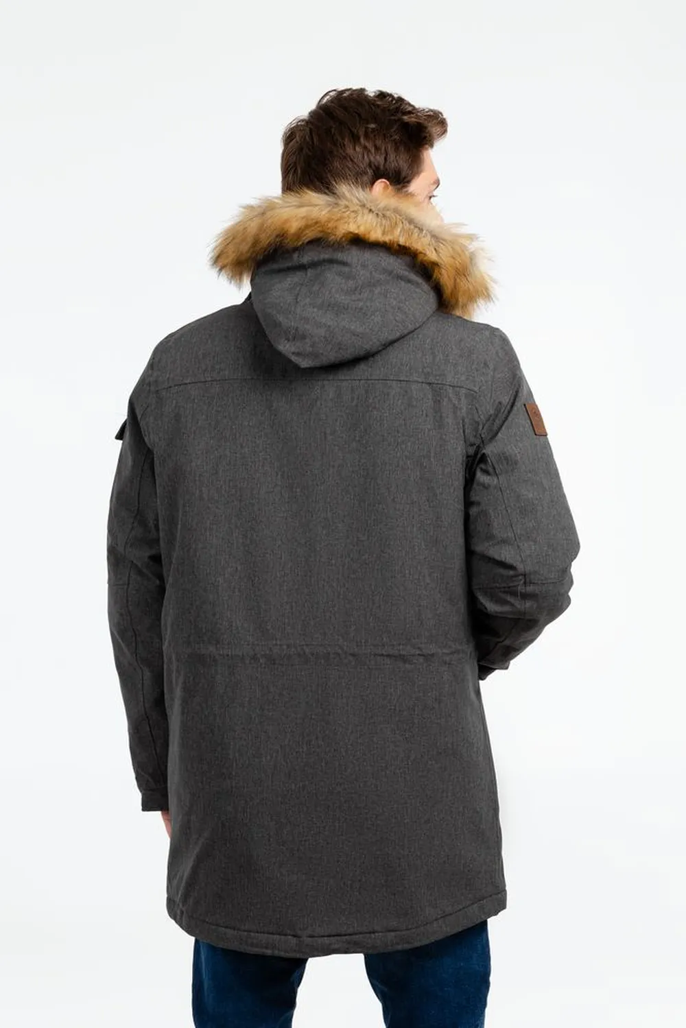 Парка мужская Explorer серый меланж, размер 3XL заказать онлайн с вашим дизайном на заказ в Москве и области