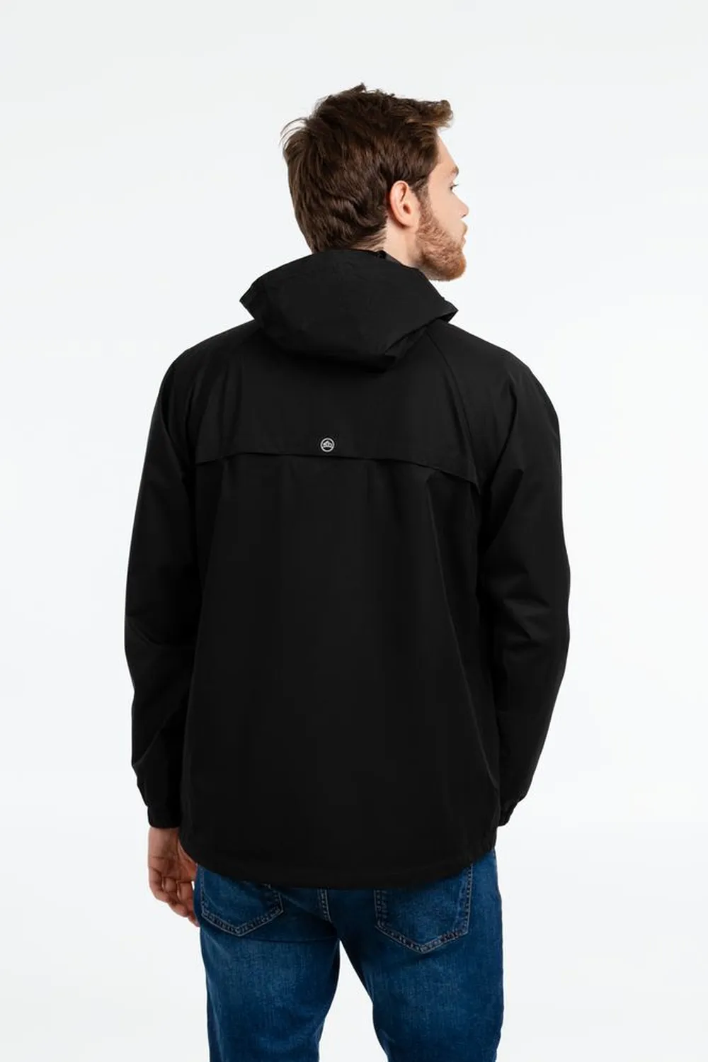 Ветровка мужская Stratus черная, размер S заказать онлайн с вашим дизайном на заказ в Москве и области