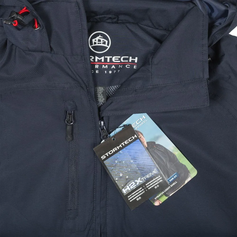 Ветровка мужская Stratus черная, размер S заказать онлайн с вашим дизайном на заказ в Москве и области