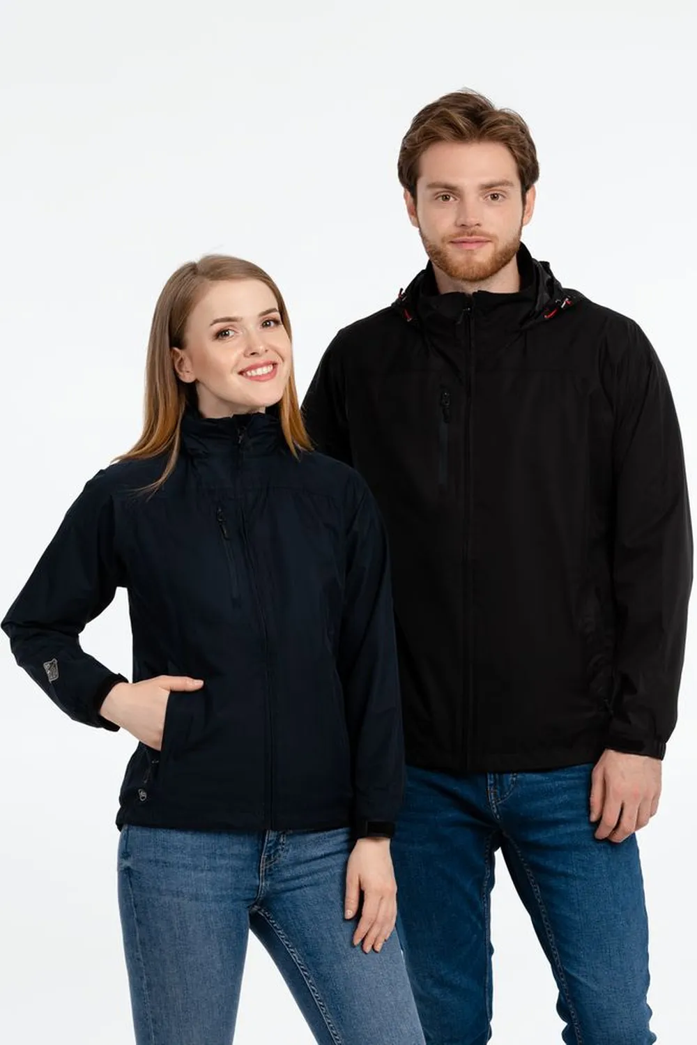 Ветровка мужская Stratus черная, размер S заказать онлайн с вашим дизайном на заказ в Москве и области