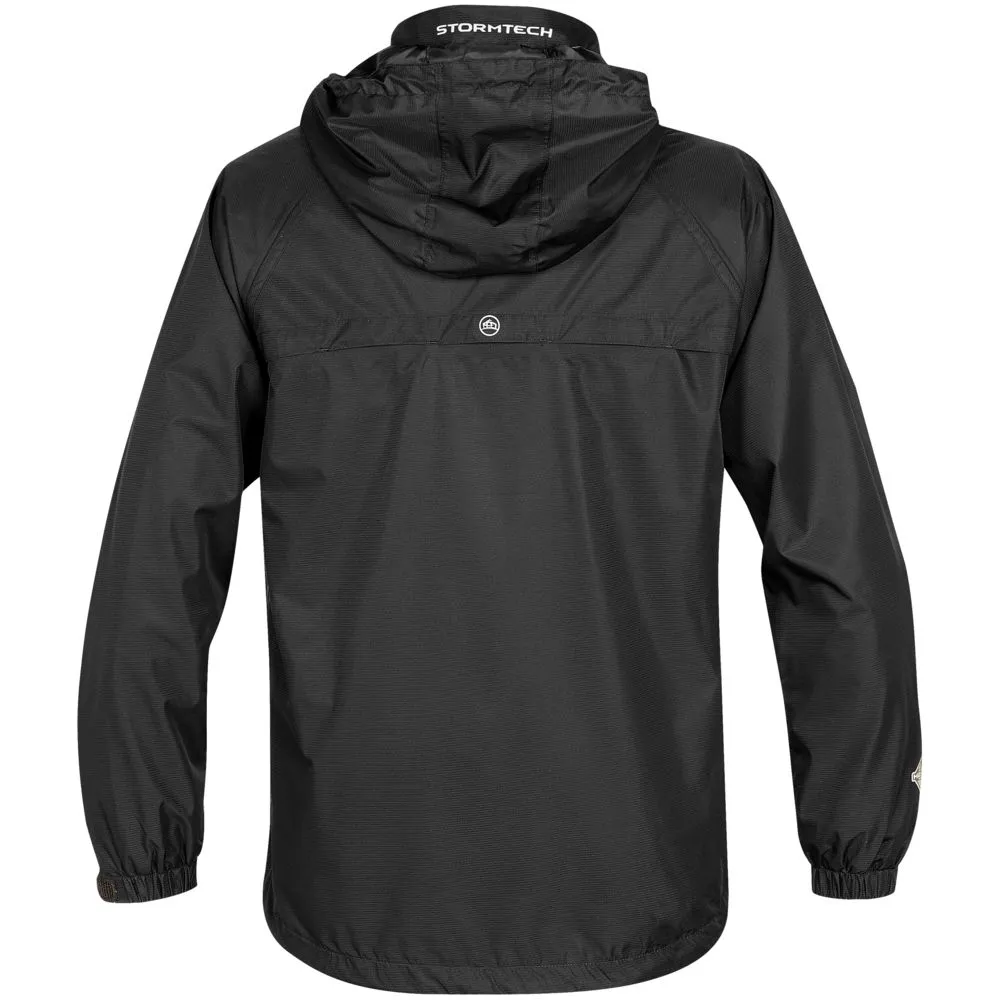 Ветровка мужская Stratus черная, размер S заказать онлайн с вашим дизайном на заказ в Москве и области