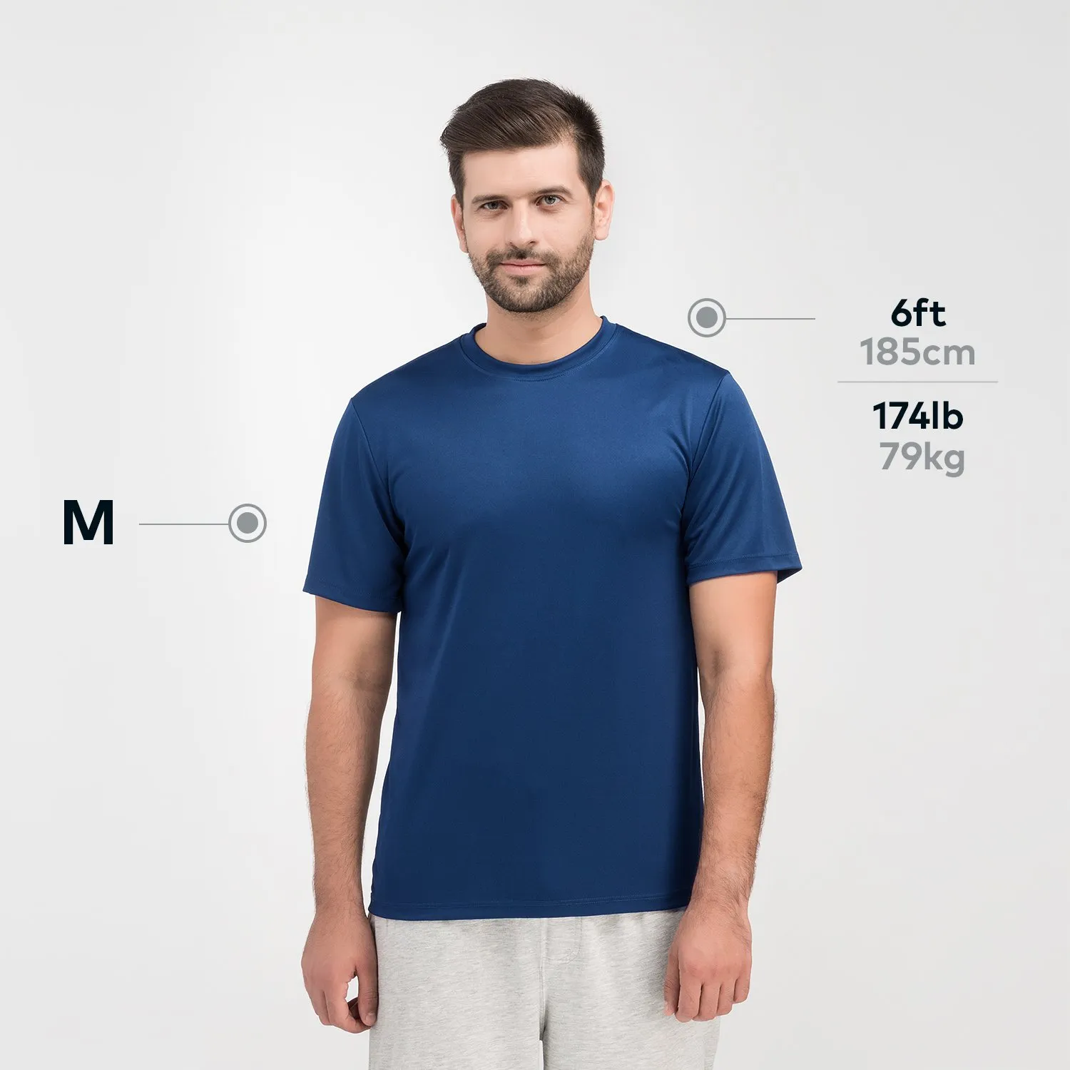 Футболка с коротким рукавом Cool Dri® заказать онлайн с вашим дизайном на заказ в Москве и области