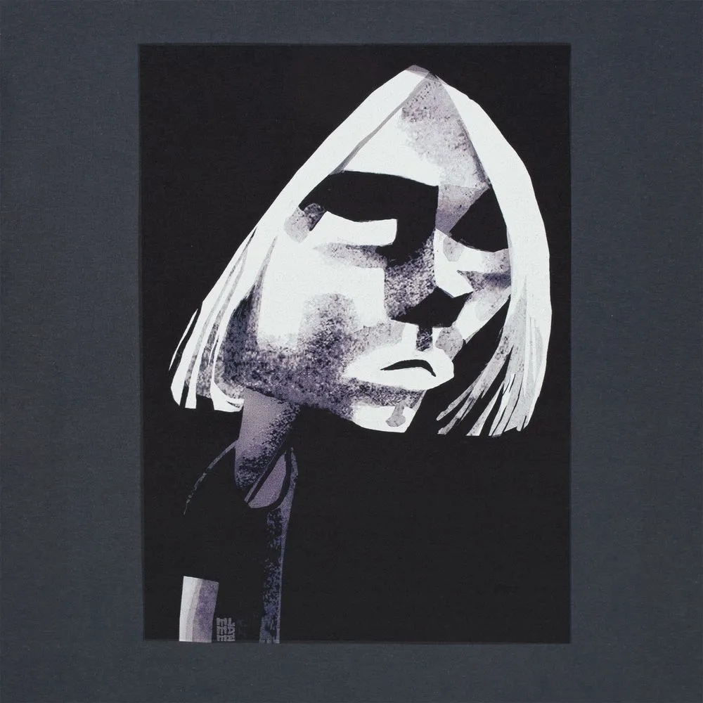 Футболка «Меламед. Kurt Cobain», темно-серая заказать онлайн с вашим дизайном на заказ в Москве и области