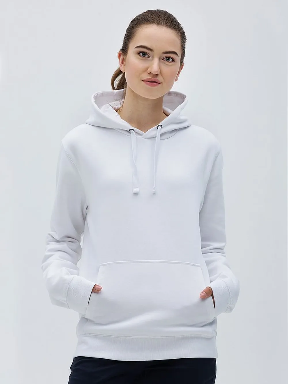 Толстовка унисекс Spencer, черный меланж, размер L заказать онлайн с вашим дизайном на заказ в Москве и области