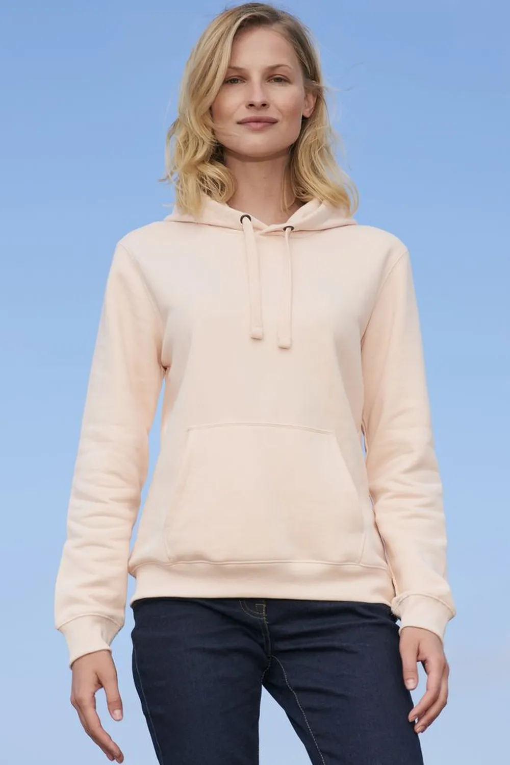 Толстовка женская Spencer Women, светло-серый меланж, размер XS заказать онлайн с вашим дизайном на заказ в Москве и области