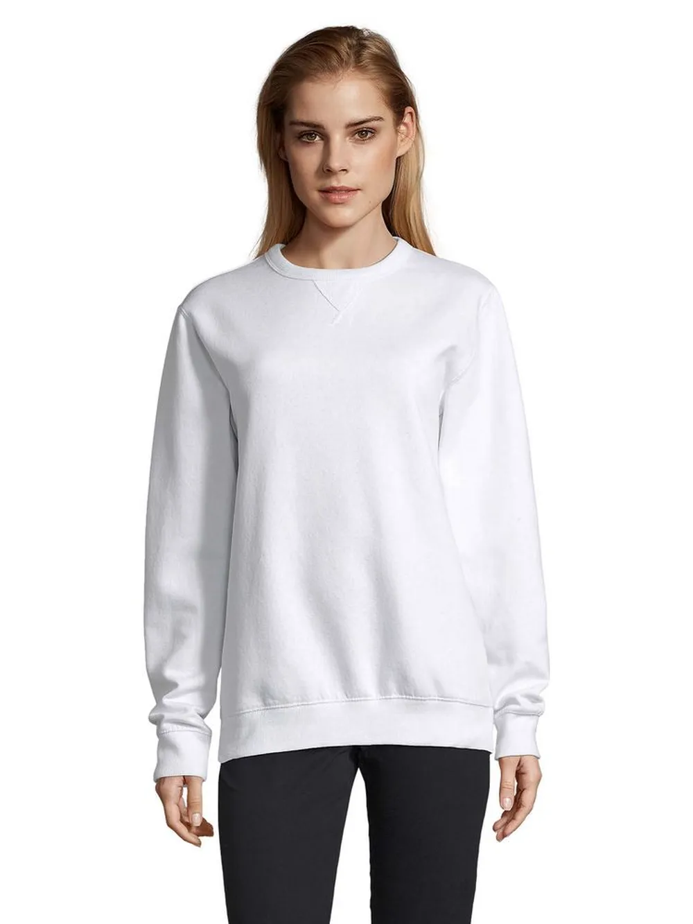 Толстовка женская Sully Women, белая, размер M заказать онлайн с вашим дизайном на заказ в Москве и области