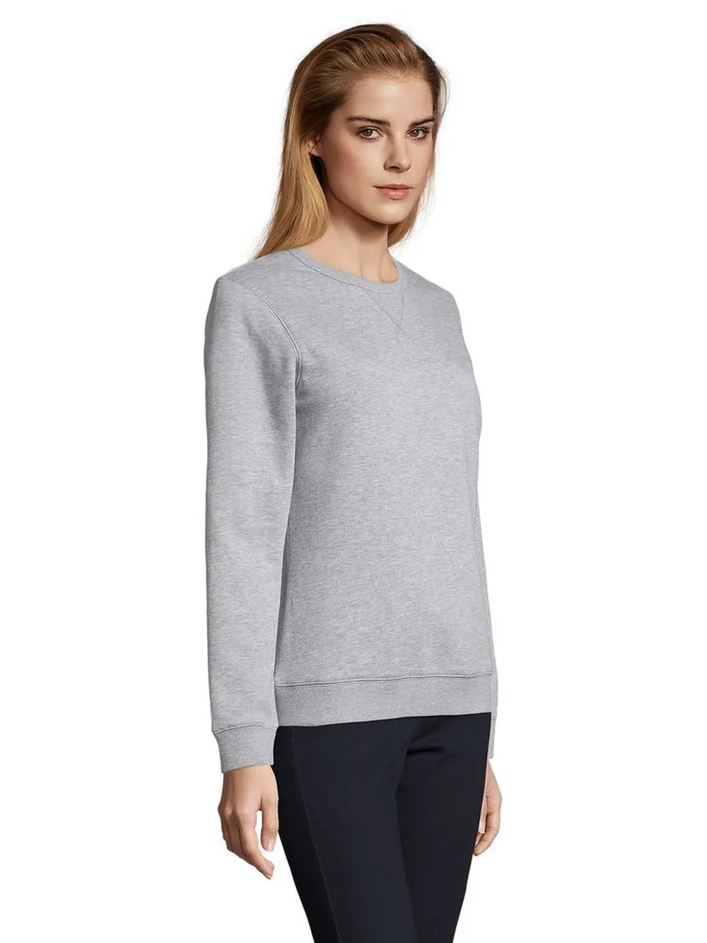 Толстовка женская Sully Women, серый меланж, размер XL заказать онлайн с вашим дизайном на заказ в Москве и области