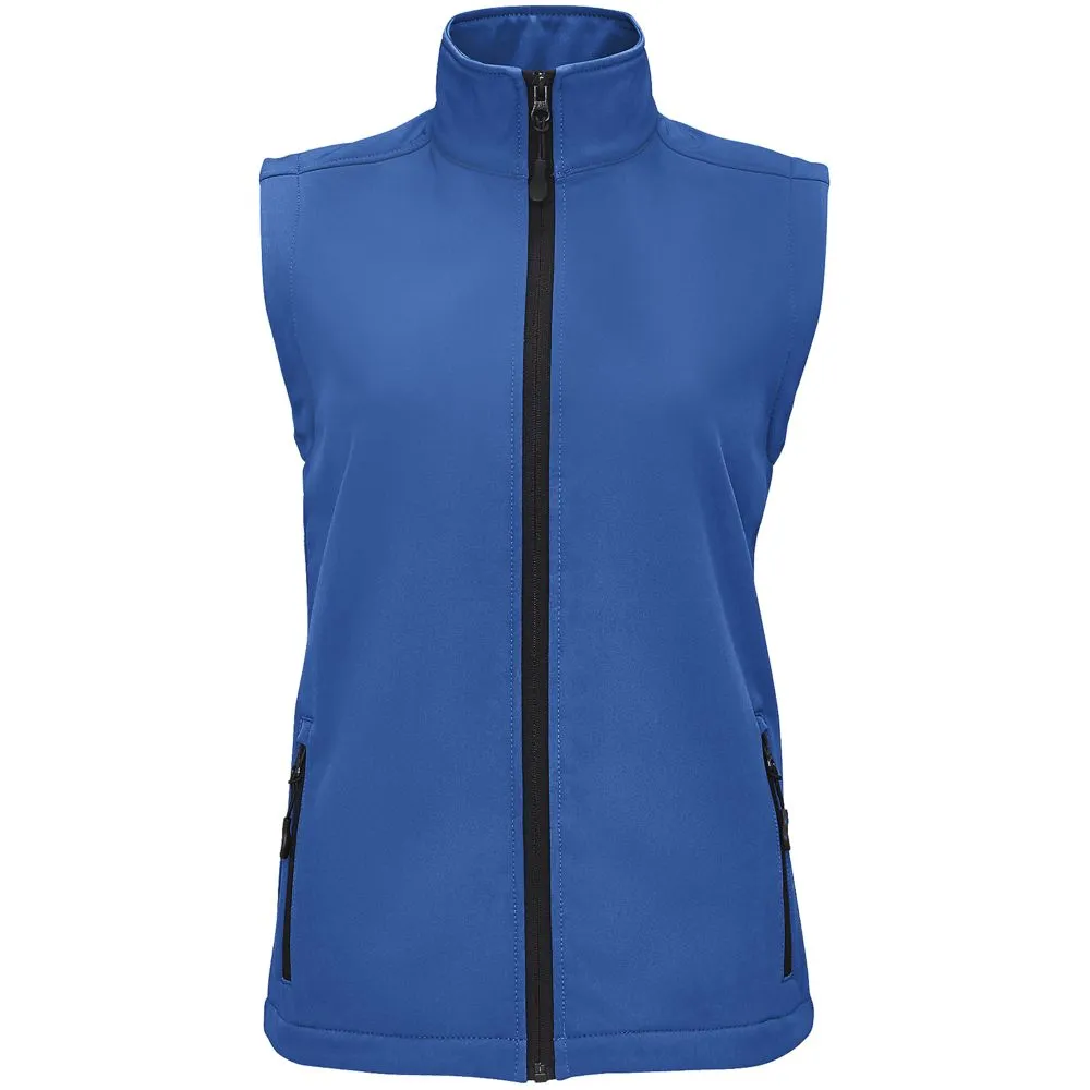 Жилет женский Race BW Women, ярко-синий заказать онлайн с вашим дизайном на заказ в Москве и области