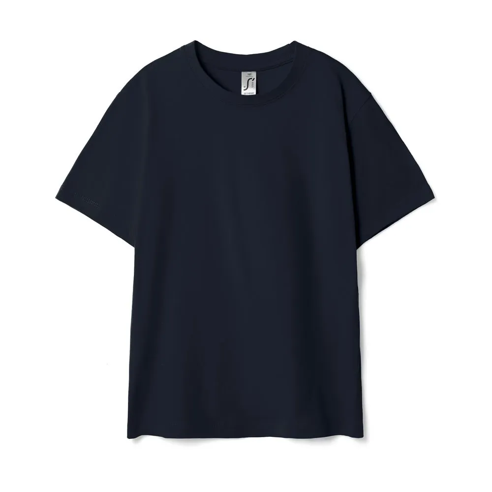 Футболка детская Regent Kids 150, кобальт (темно-синяя), на рост 118-128 см (8 лет) заказать онлайн с вашим дизайном на заказ в Москве и области