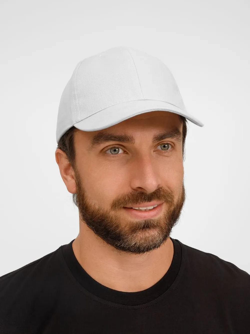 Бейсболка Buffalo, серая заказать онлайн с вашим дизайном на заказ в Москве и области