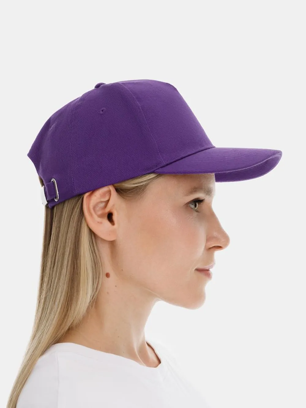 Бейсболка Long Beach, темно-фиолетовая заказать онлайн с вашим дизайном на заказ в Москве и области