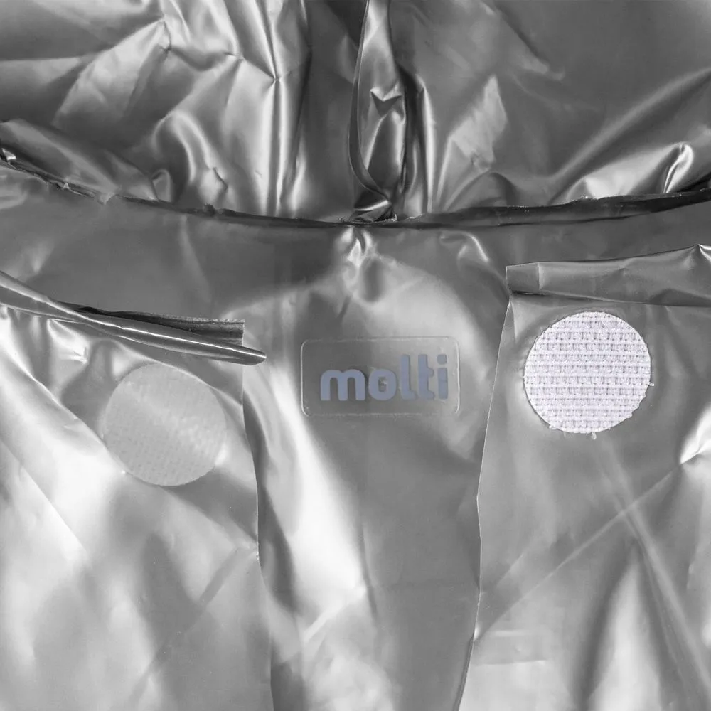 Дождевик-плащ CloudTime, серебристый заказать онлайн с вашим дизайном на заказ в Москве и области