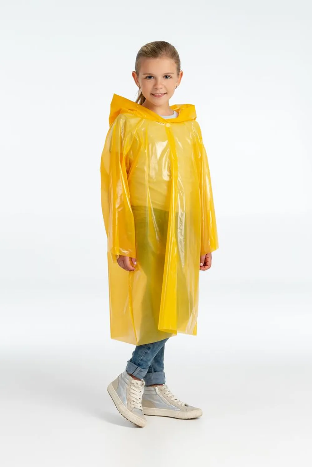 Дождевик-плащ детский BrightWay Kids, желтый заказать онлайн с вашим дизайном на заказ в Москве и области