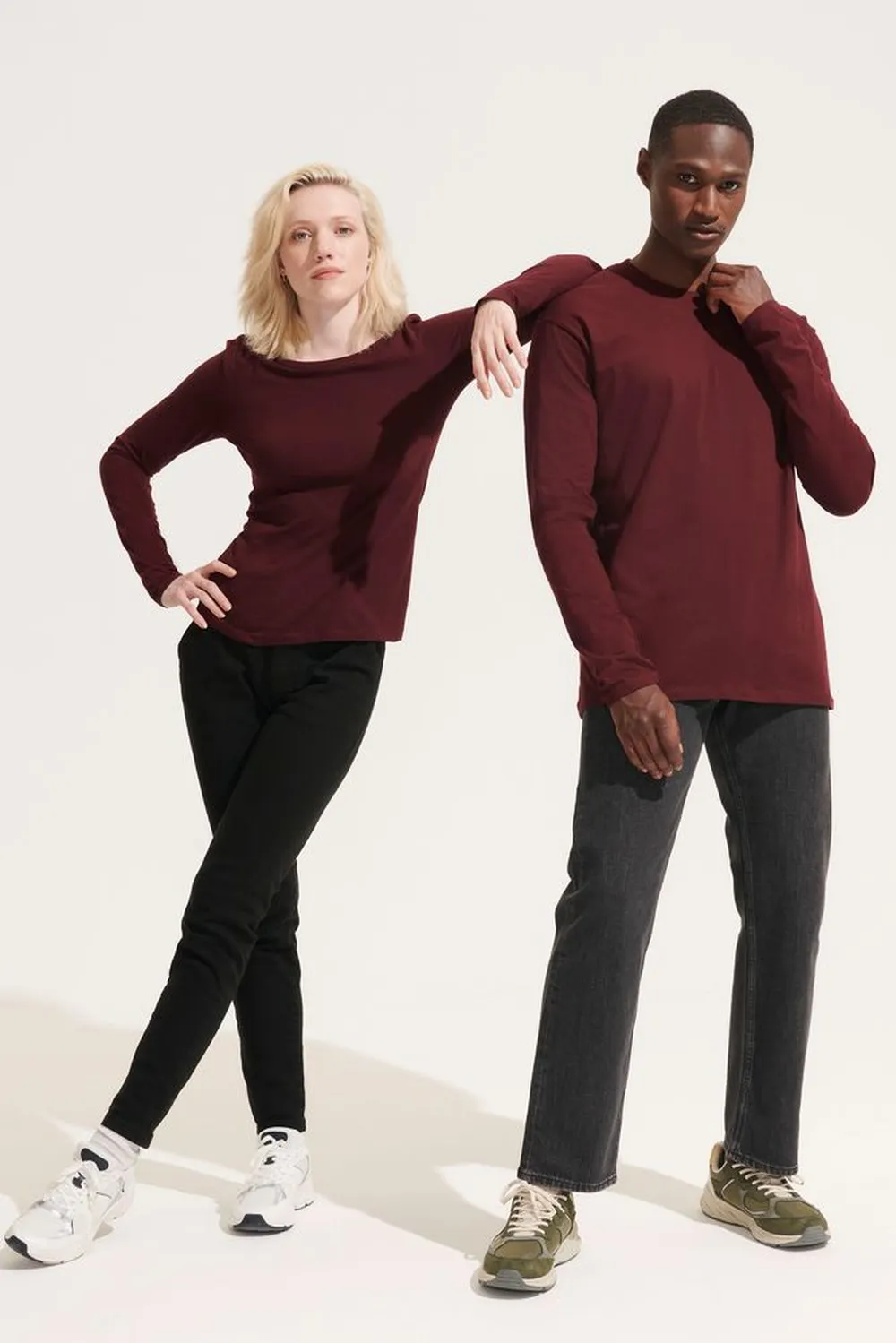 Футболка с длинным рукавом Monarch 150, бодовая, размер S заказать онлайн с вашим дизайном на заказ в Москве и области