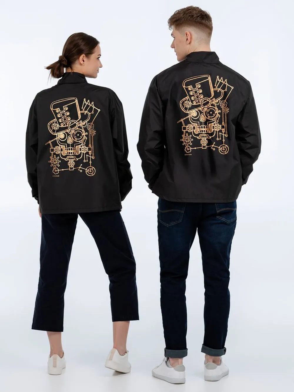 Ветровка John Steampunk, черная, размер XL заказать онлайн с вашим дизайном на заказ в Москве и области