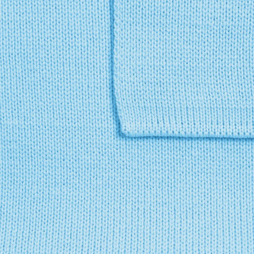 Шарф Real Talk, голубой заказать онлайн с вашим дизайном на заказ в Москве и области