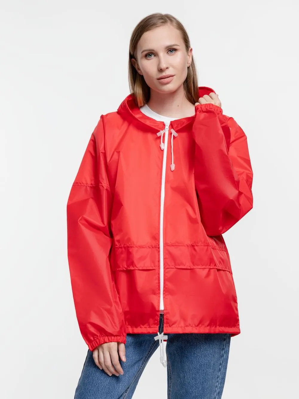 Ветровка Kivach Promo, красный, размер XL заказать онлайн с вашим дизайном на заказ в Москве и области