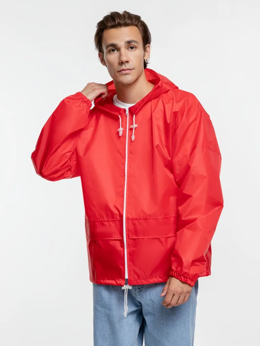 Ветровка Kivach Promo, красный, размер XL заказать онлайн с вашим дизайном на заказ в Москве и области