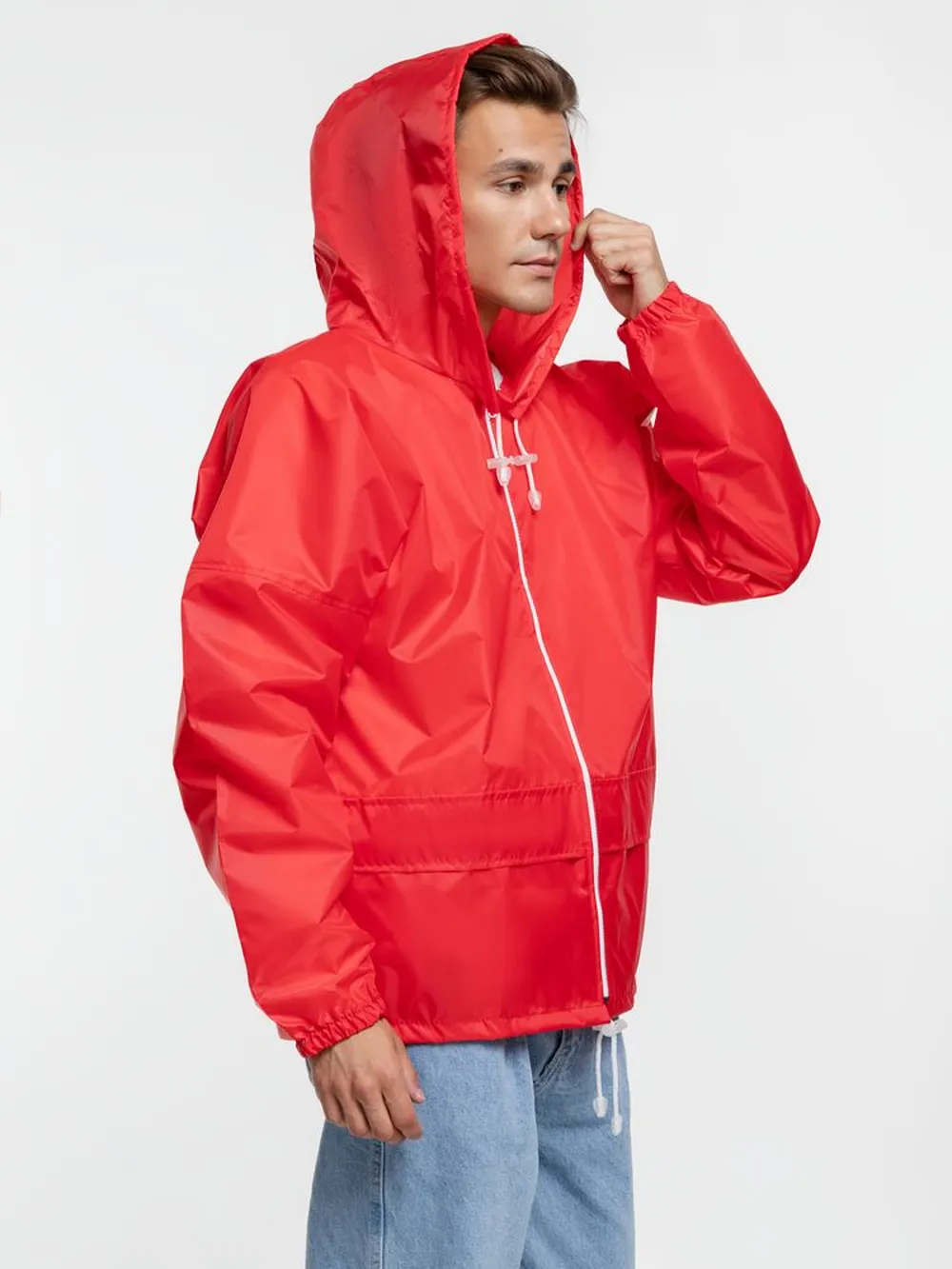 Ветровка Kivach Promo, красный, размер XL заказать онлайн с вашим дизайном на заказ в Москве и области