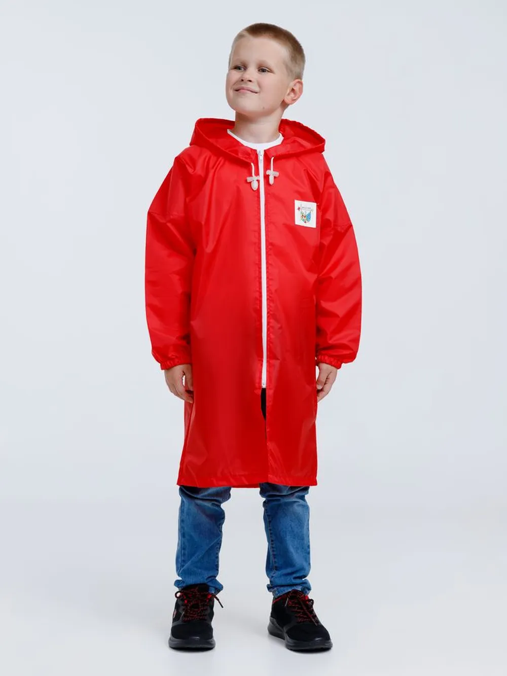 Дождевик детский Rainman Kids красный, 10-12 лет заказать онлайн с вашим дизайном на заказ в Москве и области