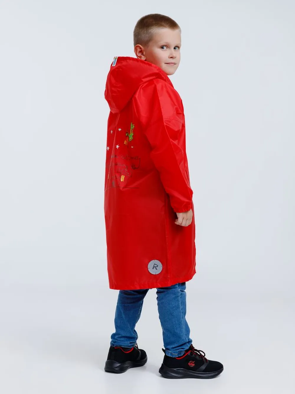 Дождевик детский Rainman Kids красный, 10-12 лет заказать онлайн с вашим дизайном на заказ в Москве и области