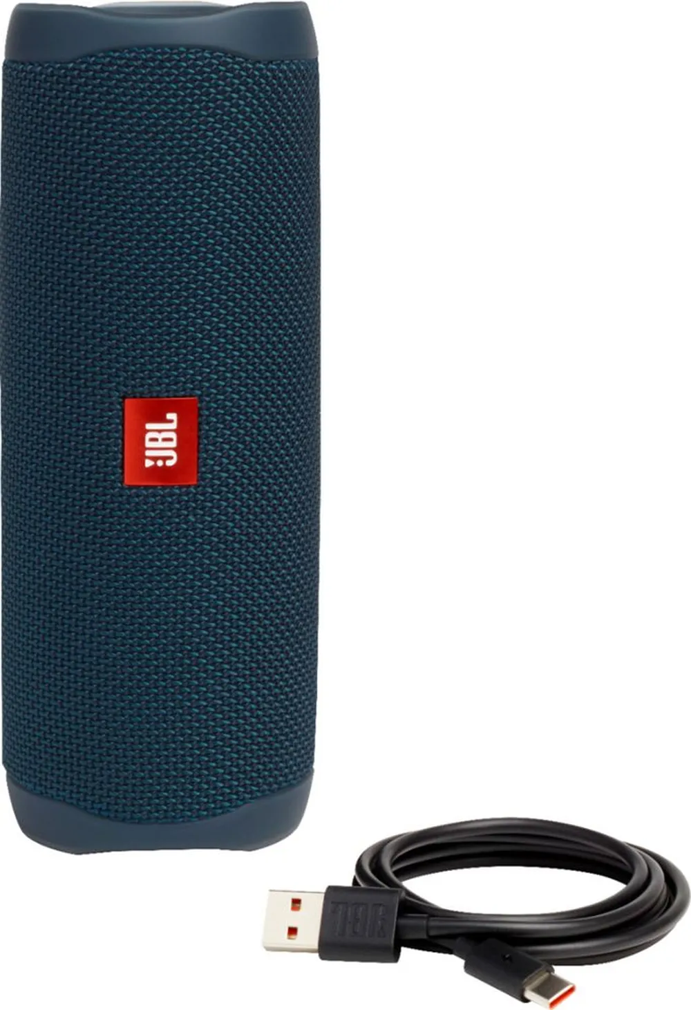 Беспроводная колонка JBL Flip 5, синяя заказать онлайн с вашим дизайном на заказ в Москве и области
