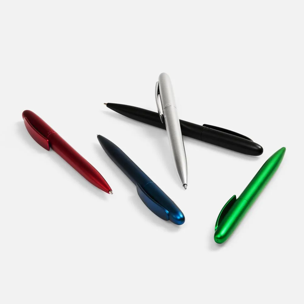 Ручка шариковая Moor Silver, синий металлик заказать онлайн с вашим дизайном на заказ в Москве и области