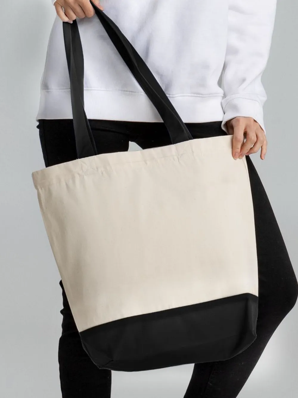 Холщовая сумка Shopaholic, черная заказать онлайн с вашим дизайном на заказ в Москве и области