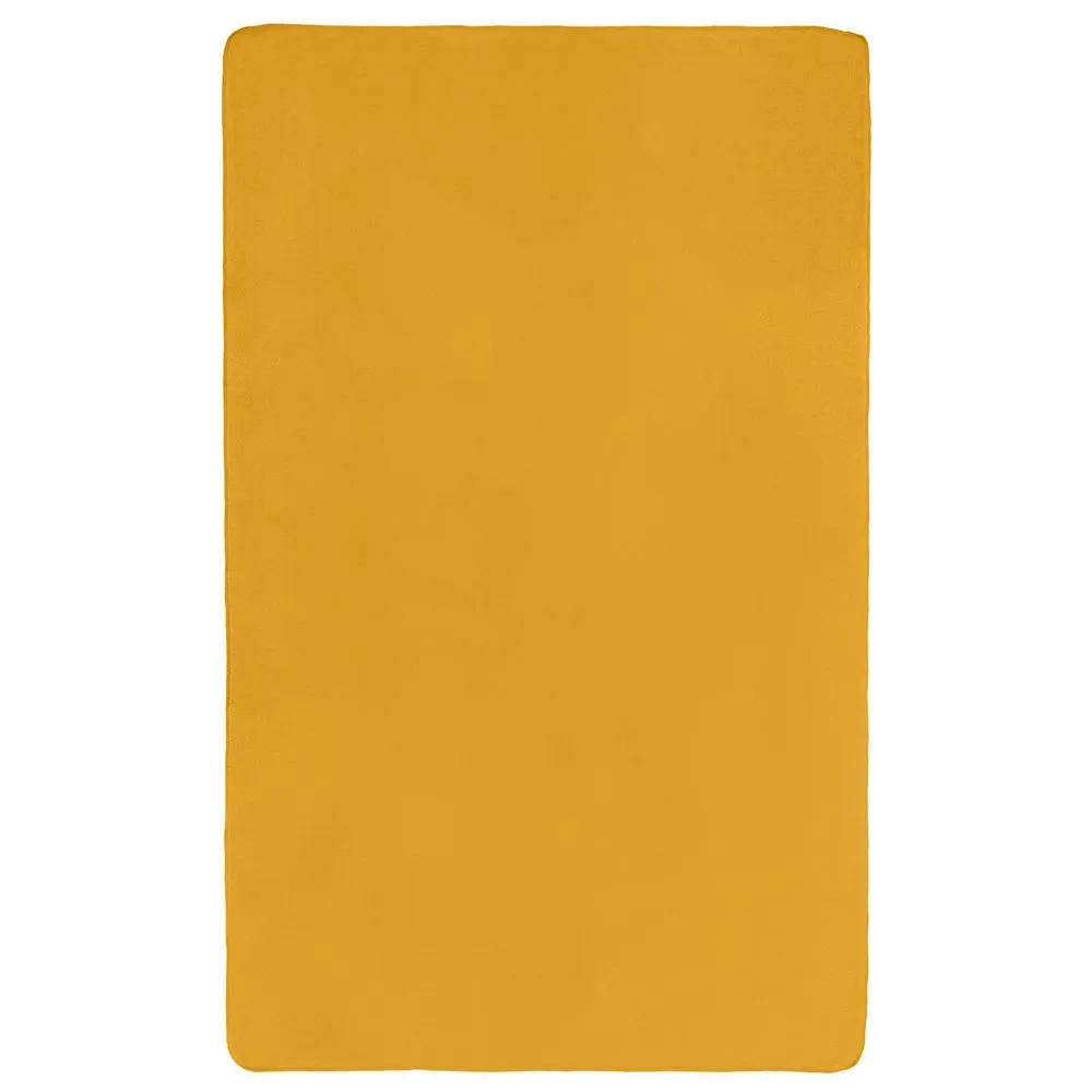 Флисовый плед Warm&Peace, желтый заказать онлайн с вашим дизайном на заказ в Москве и области