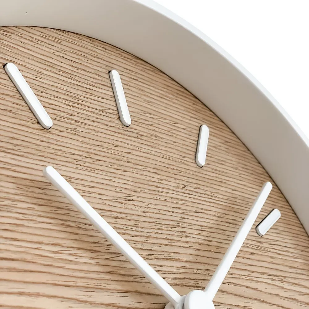 Часы настенные Kudo, беленый дуб заказать онлайн с вашим дизайном на заказ в Москве и области