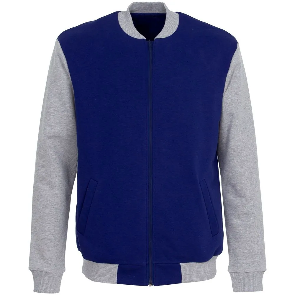 Бомбер College ярко-синий, размер XL заказать онлайн с вашим дизайном на заказ в Москве и области
