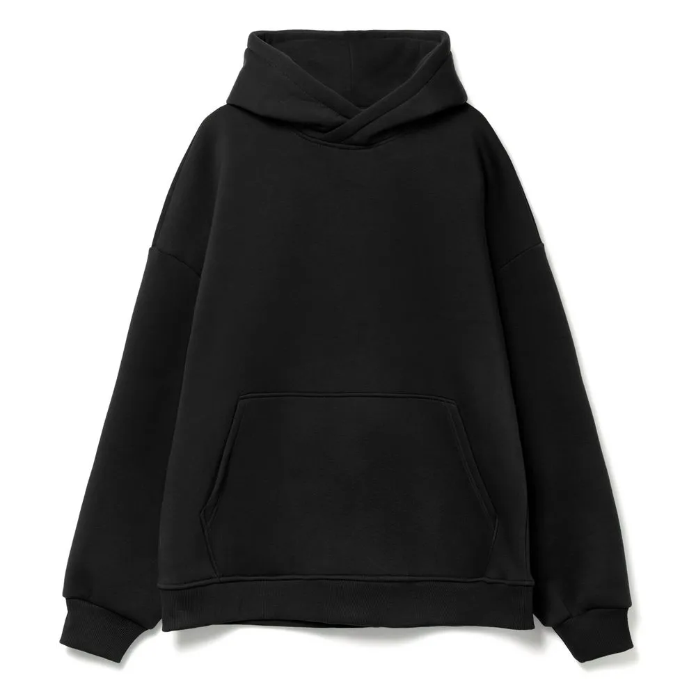 Худи Kulonga Oversize, черное, размер ХS/S заказать онлайн с вашим дизайном на заказ в Москве и области