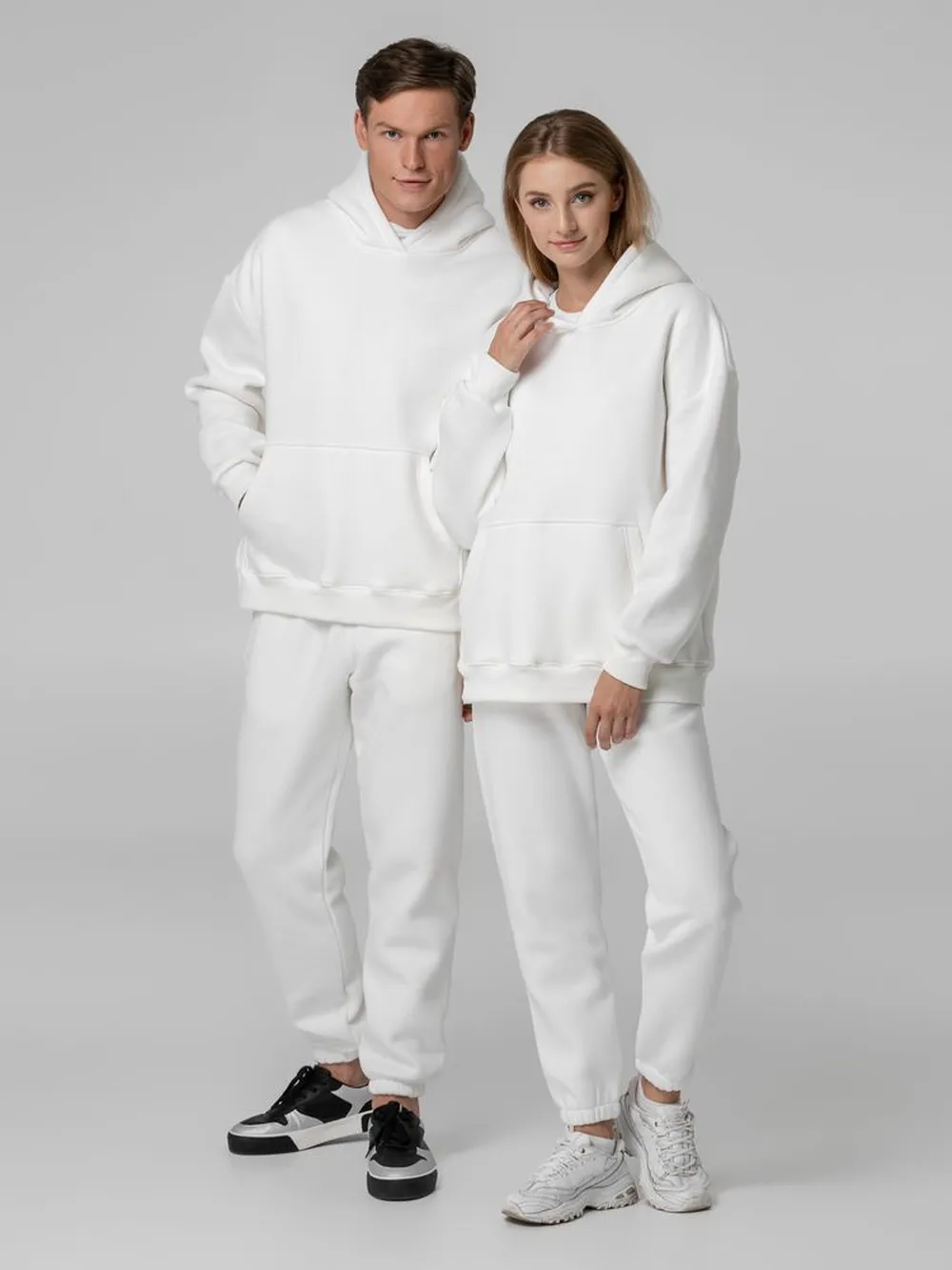 Худи Kulonga Oversize, молочно-белое, размер 3XL/4XL заказать онлайн с вашим дизайном на заказ в Москве и области