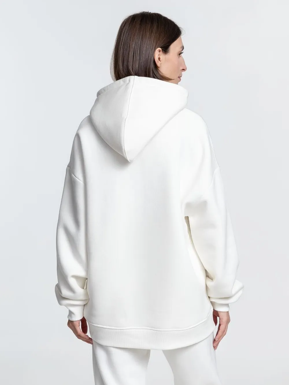 Худи Kulonga Oversize, молочно-белое, размер 3XL/4XL заказать онлайн с вашим дизайном на заказ в Москве и области