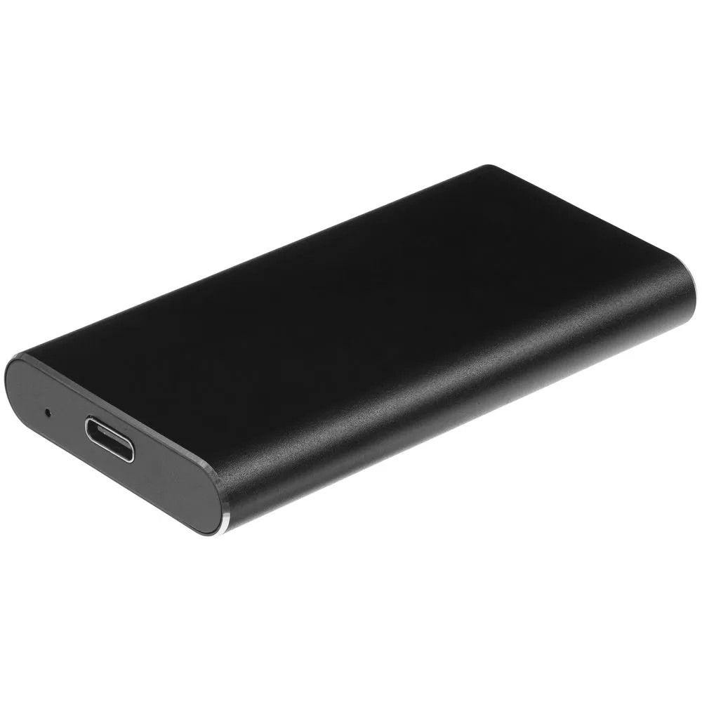 Портативный внешний диск SSD Uniscend Drop, 256 Гб, черный заказать онлайн с вашим дизайном на заказ в Москве и области