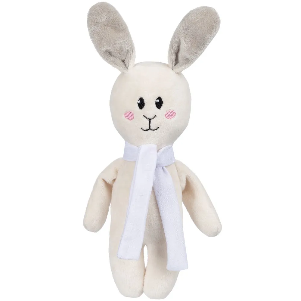 Мягкая игрушка Beastie Toys, заяц с белым шарфом заказать онлайн с вашим дизайном на заказ в Москве и области