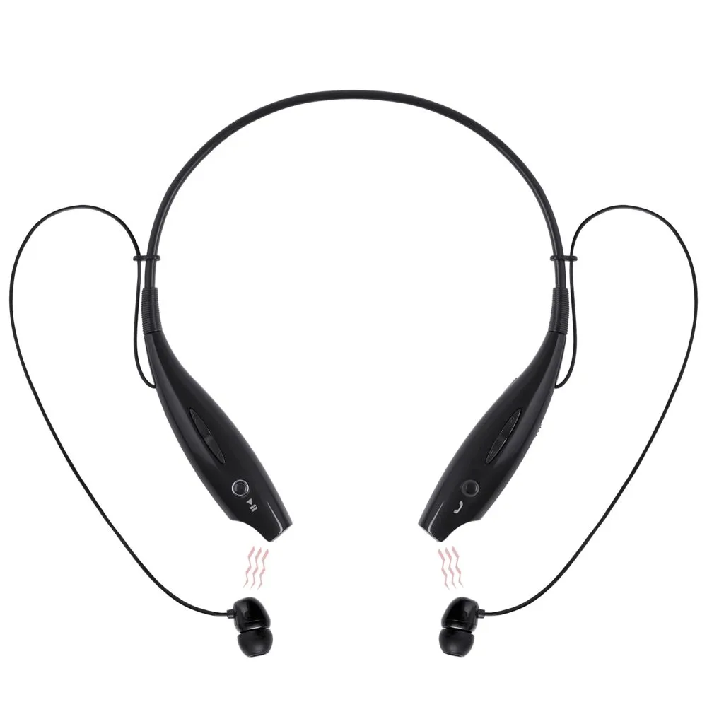 Bluetooth наушники stereoBand, ver.2, черные заказать онлайн с вашим дизайном на заказ в Москве и области