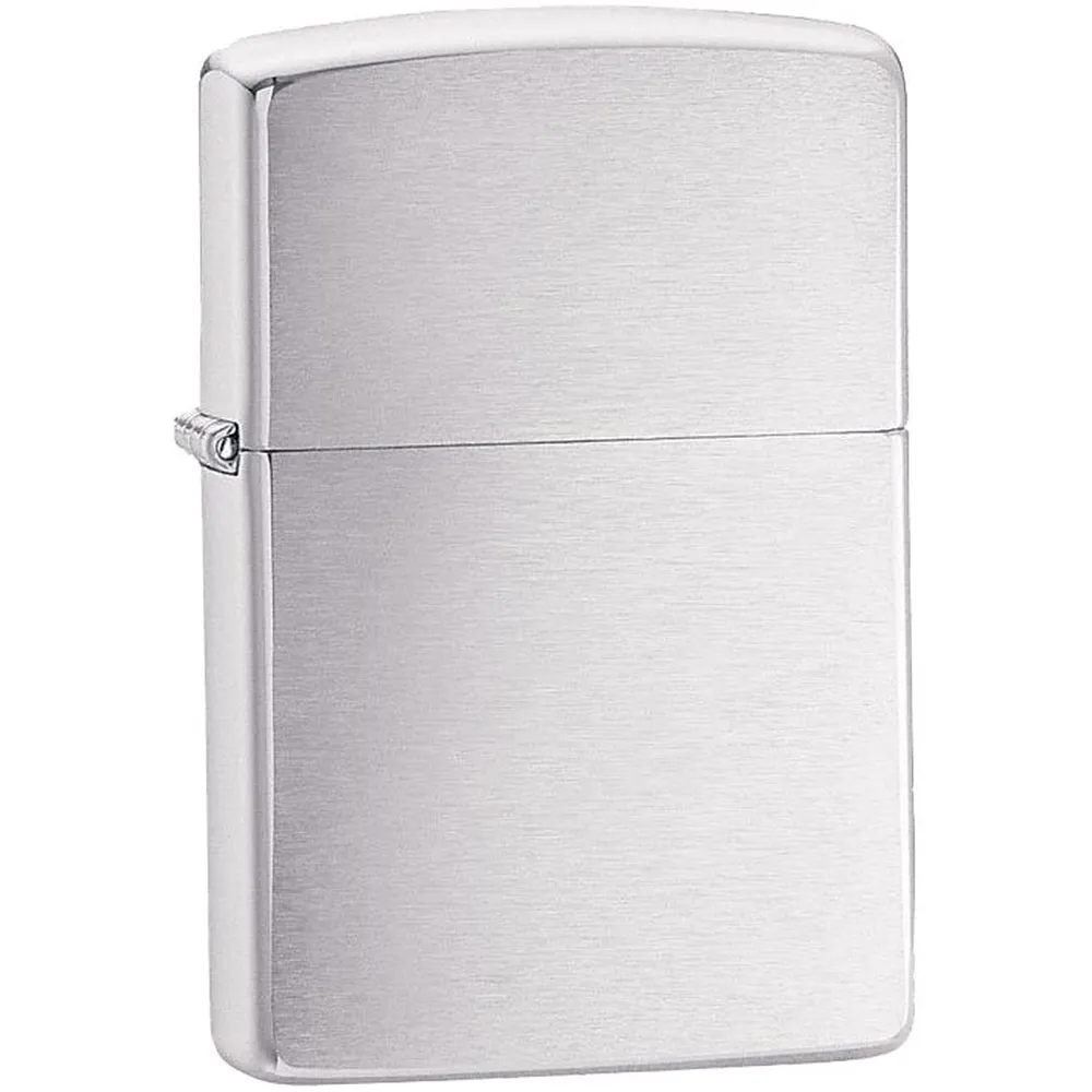 Зажигалка Zippo Armor Brushed, матовая серебристая заказать онлайн с вашим дизайном на заказ в Москве и области