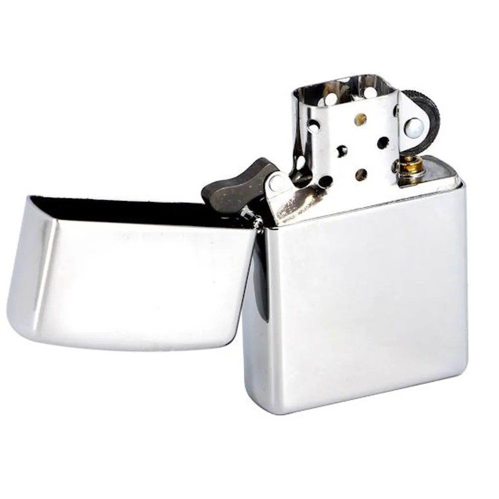 Зажигалка Zippo Classic High Polish, серебристая заказать онлайн с вашим дизайном на заказ в Москве и области